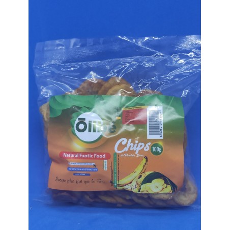 Chips de plantain doux 100g