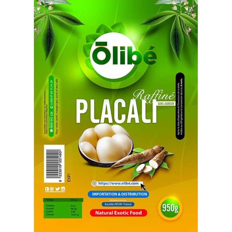 Poudre de placali raffiné 950g